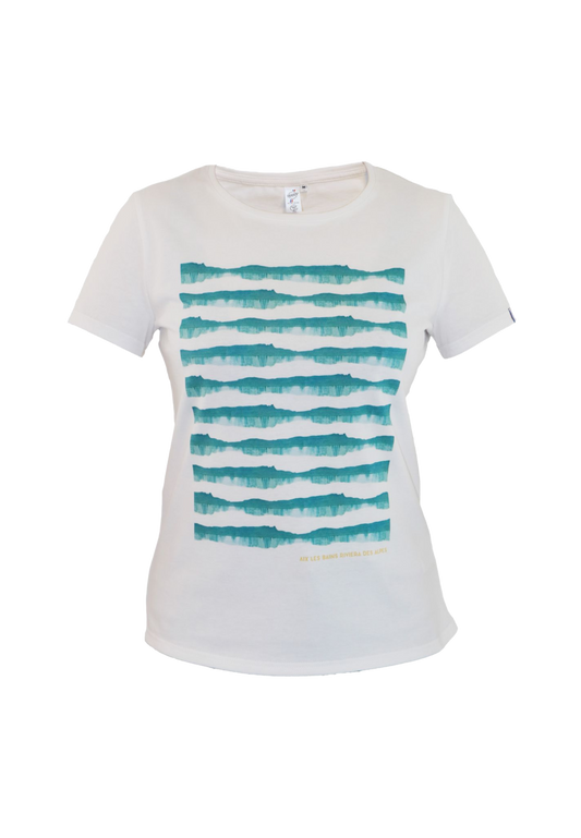 T-shirt marinière Aix Riviera pour femme